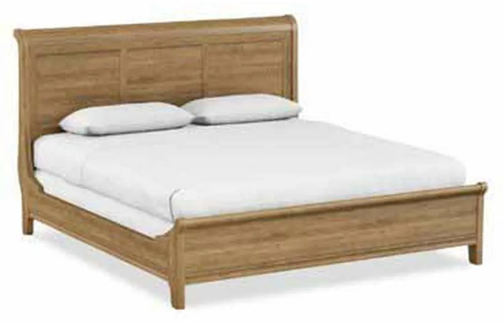 Durham 112-148B Vineyard Creek King Sleigh Bed with Low Footboard Durham 112-148B Vineyard Creek King Sleigh Bed with Low Footboard