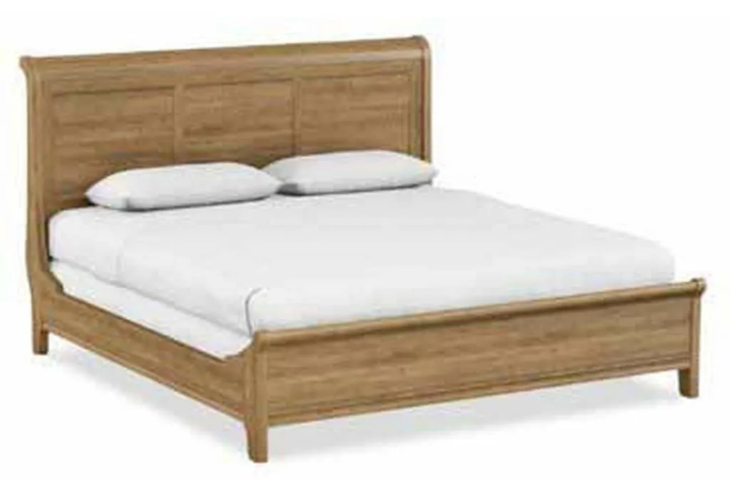 Durham 112-148B Vineyard Creek King Sleigh Bed with Low Footboard Durham 112-148B Vineyard Creek King Sleigh Bed with Low Footboard