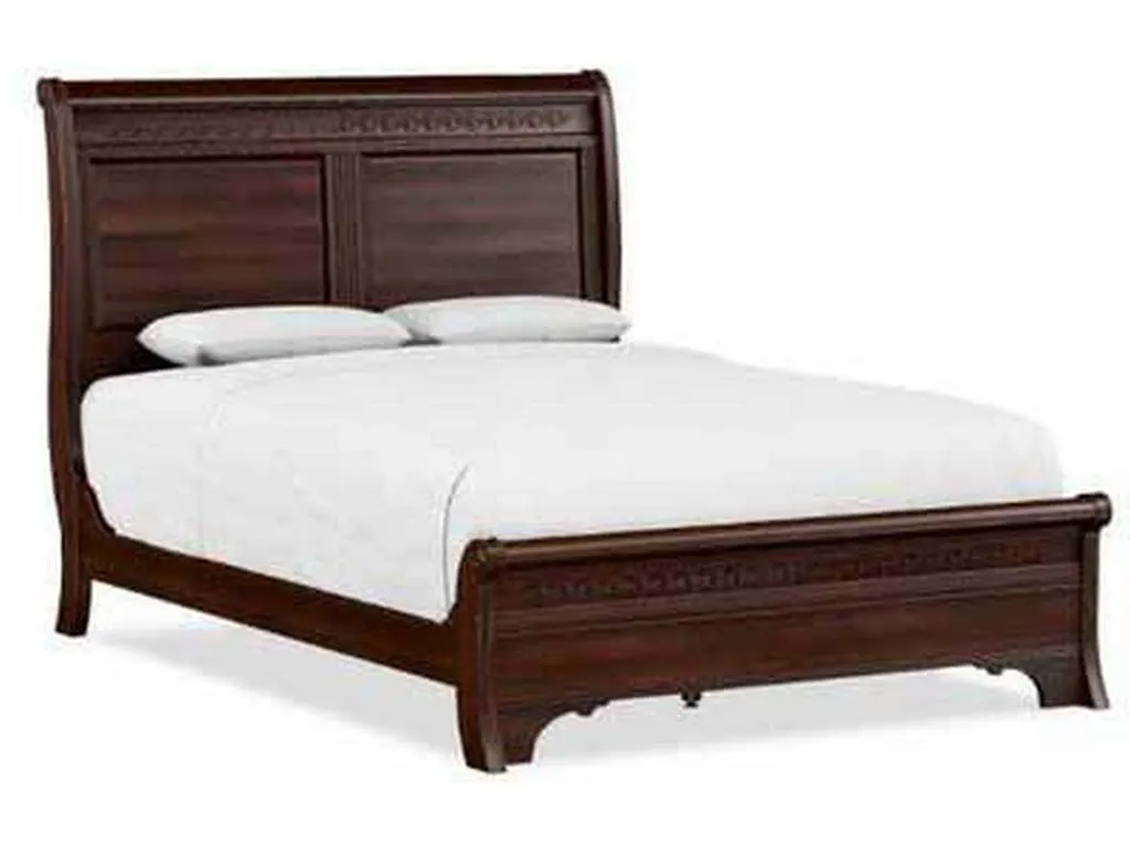 Durham 501-128 George Washington Architect Queen Sleigh Bed