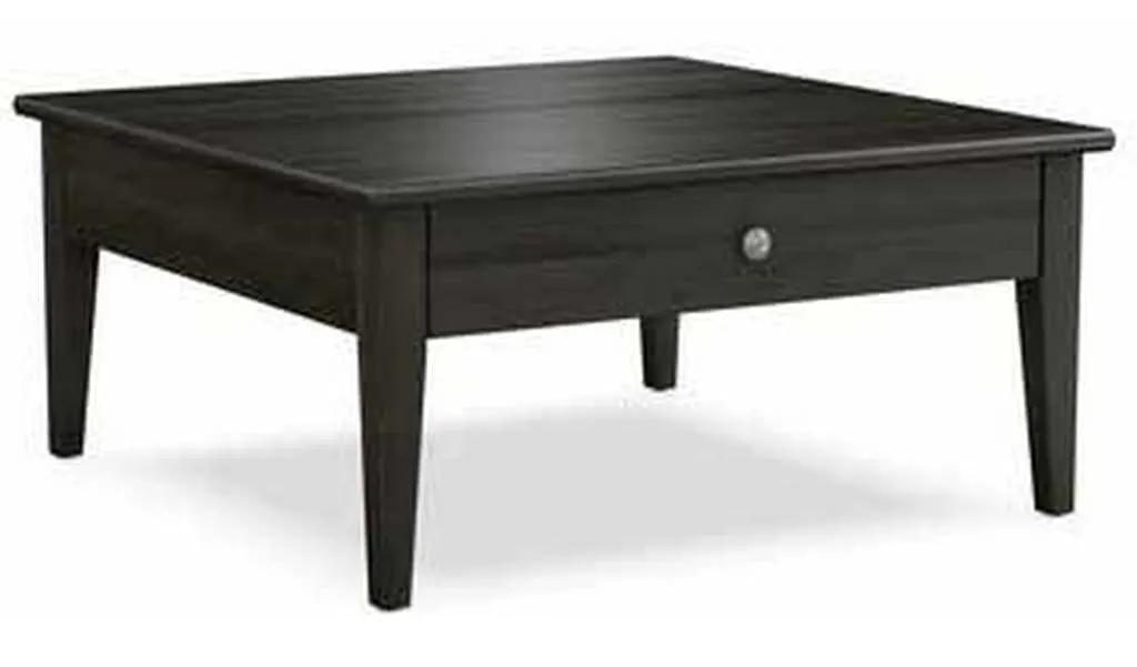 Durham 905-504D Solid Accents 38 inch Square Cocktail Table with Drawer Durham 905-504D Solid Accents 38 inch Square Cocktail Table with Drawer