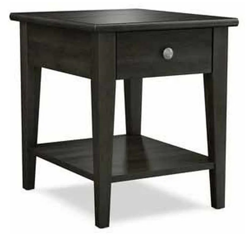 Durham 905-530B Solid Accents 20 x 24 inch End Table with Drawer and Shelf Durham 905-530B Solid Accents 20 x 24 inch End Table with Drawer and Shelf
