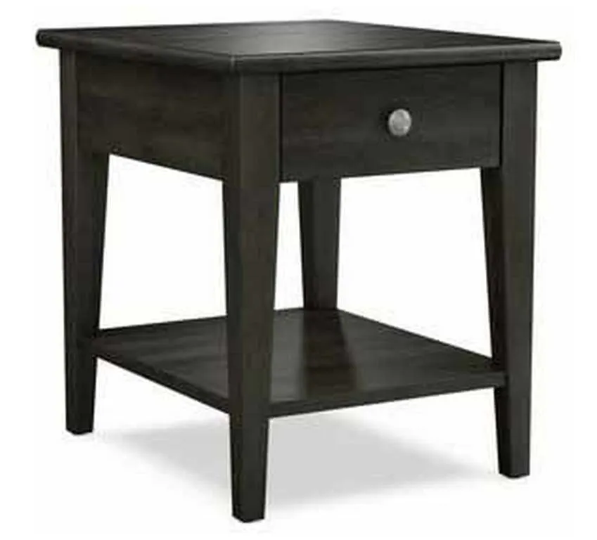 Durham 905-530B Solid Accents 20 x 24 inch End Table with Drawer and Shelf Durham 905-530B Solid Accents 20 x 24 inch End Table with Drawer and Shelf