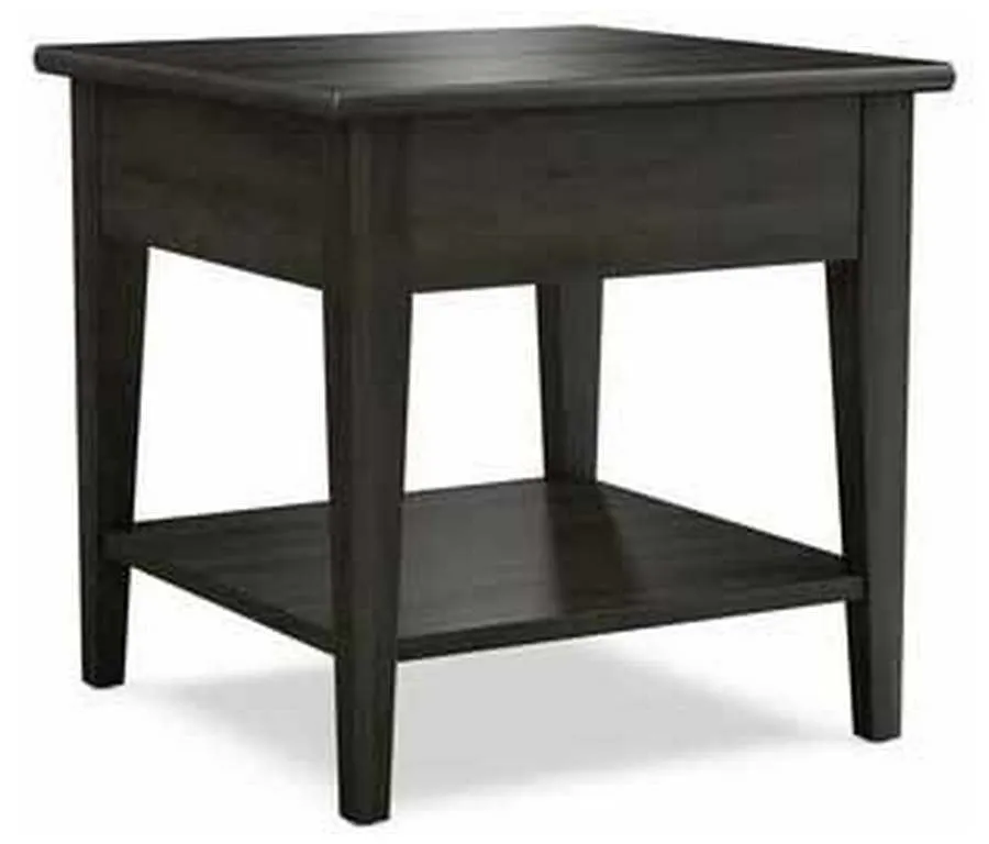 Durham 905-531S Solid Accents 24 inch Square End Table with Shelf Durham 905-531S Solid Accents 24 inch Square End Table with Shelf
