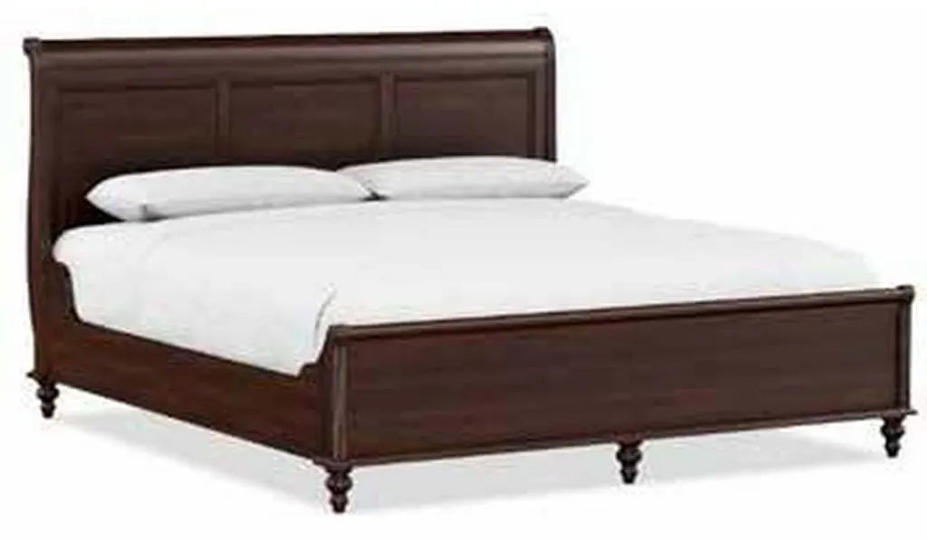 Durham 980-147B Savile Row King Sleigh Bed with Low Footboard Durham 980-147B Savile Row King Sleigh Bed with Low Footboard