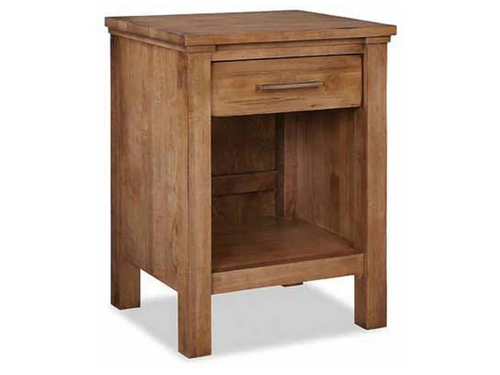Durham 191-201 Studio 19 Open Night Stand 1 Drawer with Power