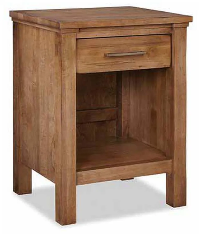 Durham 191-201 Studio 19 Open Night Stand 1 Drawer with Power Durham 191-201 Studio 19 Open Night Stand 1 Drawer with Power