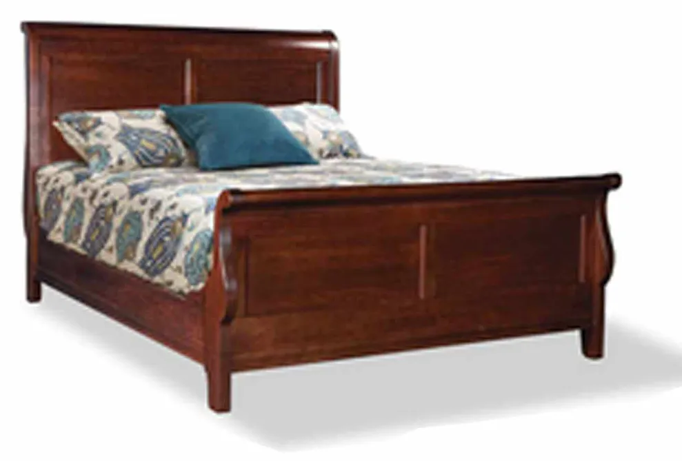 Durham 975-128B Chateau Fontaine Queen Sleigh Bed with Low Footboard Durham 975-128B Chateau Fontaine Queen Sleigh Bed with Low Footboard