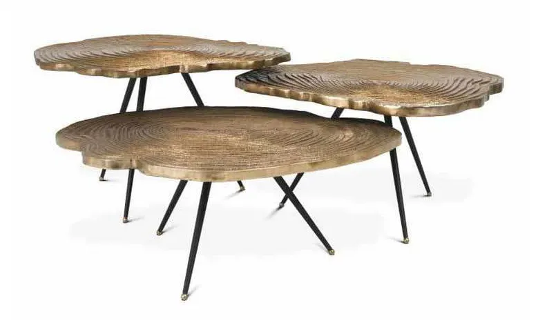 Eichholtz 111461 Coffee Table Quercus Set of 3 Eichholtz 111461 Coffee Table Quercus Set of 3