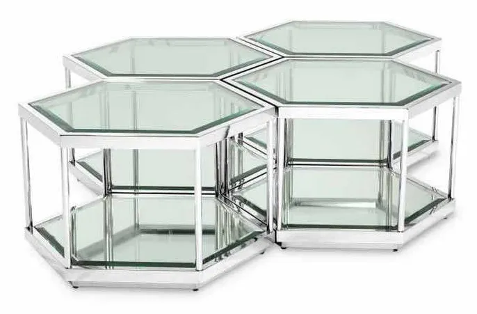 Eichholtz 112692 Coffee Table Sax Set of 4 Eichholtz 112692 Coffee Table Sax Set of 4
