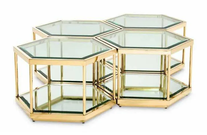 Eichholtz 112693 Coffee Table Sax Set of 4 Eichholtz 112693 Coffee Table Sax Set of 4