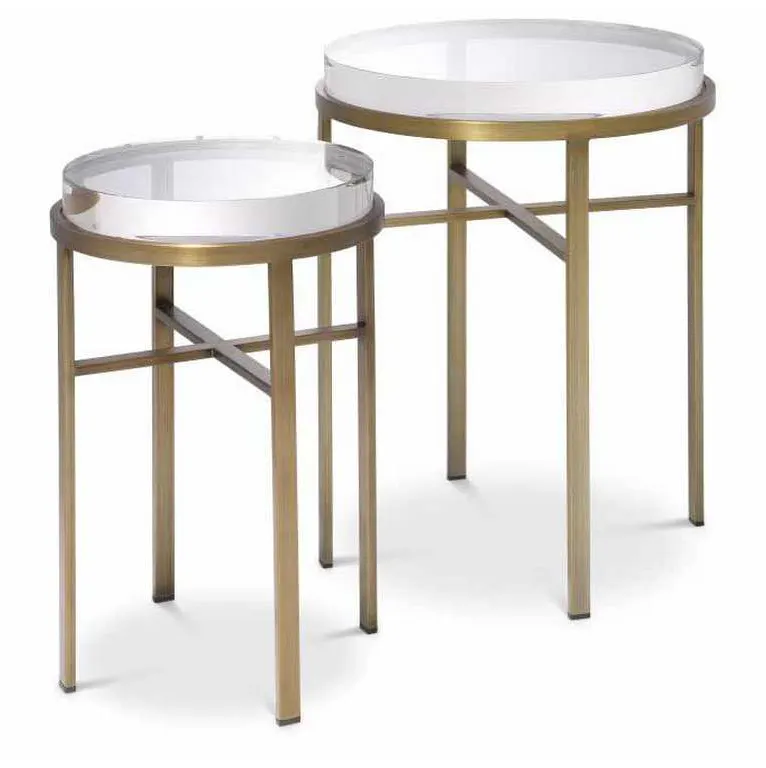 Eichholtz 114482 Side Table Hoxton Set of 2 Eichholtz 114482 Side Table Hoxton Set of 2
