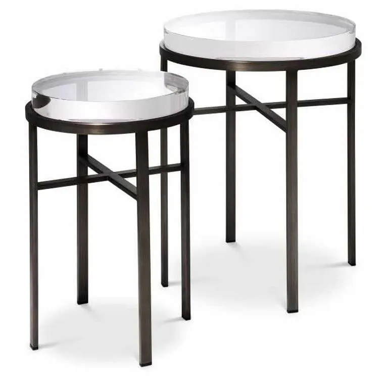 Eichholtz 114911 Side Table Hoxton Set of 2 Eichholtz 114911 Side Table Hoxton Set of 2