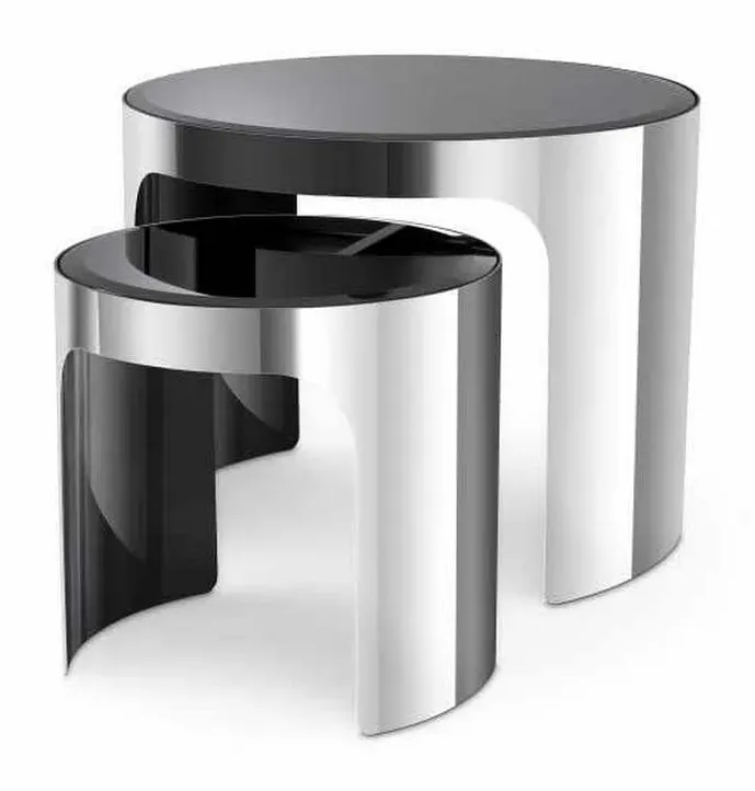 Eichholtz 116541 Side Table Piemonte Set of 2 Eichholtz 116541 Side Table Piemonte Set of 2