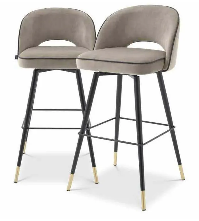 Eichholtz A113711 Bar Stool Cliff Set of 2 Eichholtz A113711 Bar Stool Cliff Set of 2