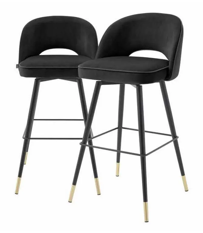Eichholtz A114574 Bar Stool Cliff Set of 2 Eichholtz A114574 Bar Stool Cliff Set of 2