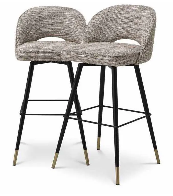 Eichholtz A115283 Bar Stool Cliff Set of 2 Eichholtz A115283 Bar Stool Cliff Set of 2
