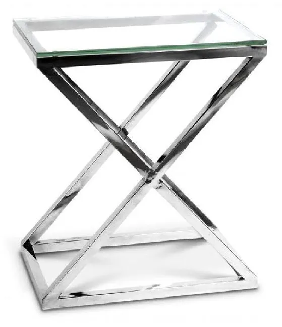 Eichholtz 103160 Side Table Criss Cross High Eichholtz 103160 Side Table Criss Cross High
