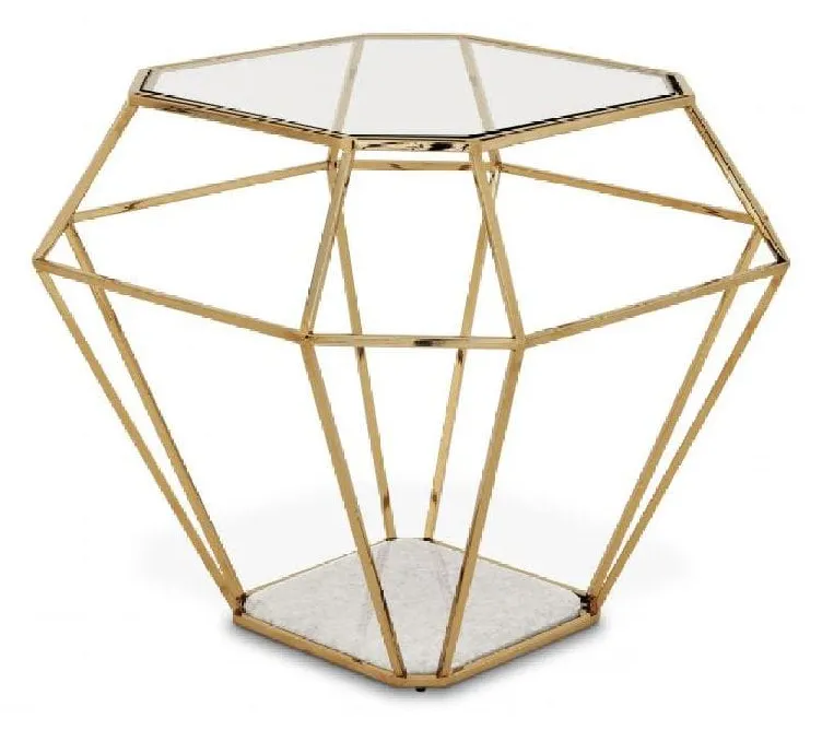 Eichholtz 109112 Side Table Asscher Eichholtz 109112 Side Table Asscher