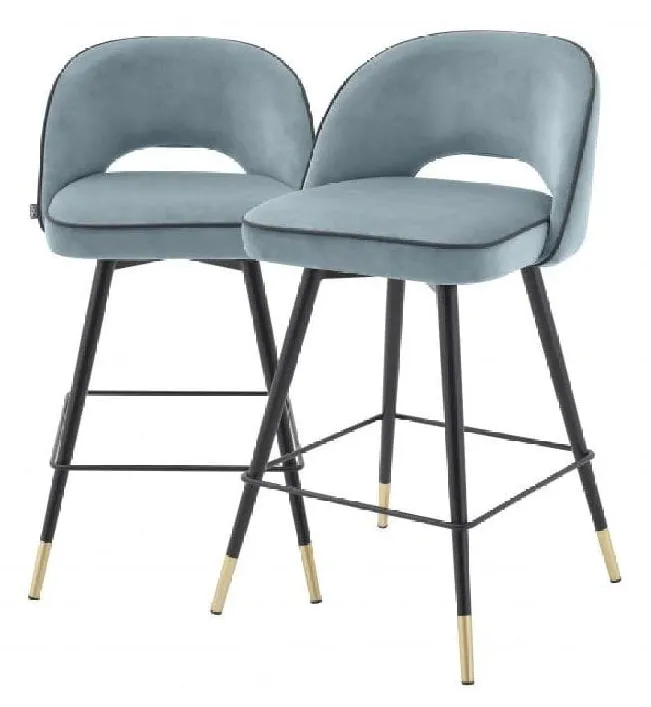 Eichholtz A114323 Counter Stool Cliff set of 2 Eichholtz A114323 Counter Stool Cliff set of 2