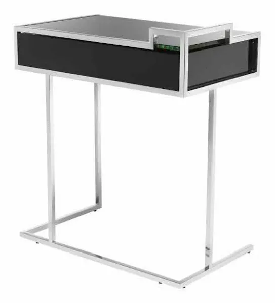 Eichholtz 105322U Desk and Stool Equinox Eichholtz 105322U Desk and Stool Equinox