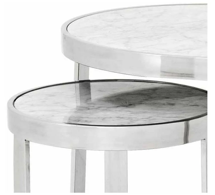 Eichholtz 108737 Side Table Fletcher Set of 2 Eichholtz 108737 Side Table Fletcher Set of 2
