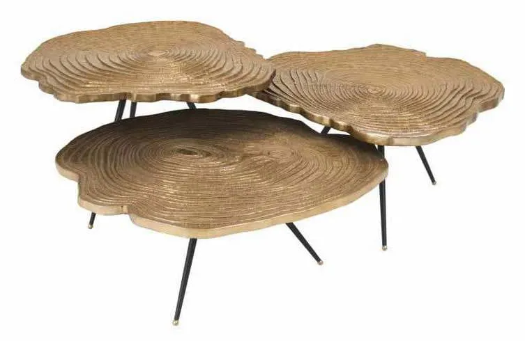 Eichholtz 111461 Coffee Table Quercus Set of 3 Eichholtz 111461 Coffee Table Quercus Set of 3