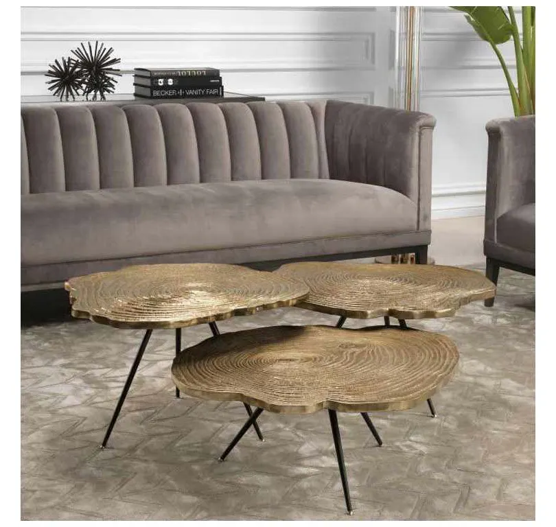 Eichholtz 111461 Coffee Table Quercus Set of 3 Eichholtz 111461 Coffee Table Quercus Set of 3