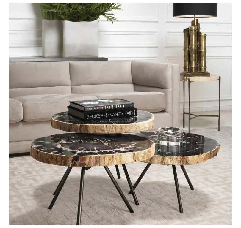 Eichholtz 111465 Coffee Table De Soto Set of 3 Eichholtz 111465 Coffee Table De Soto Set of 3