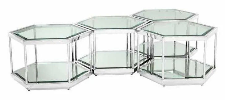 Eichholtz 112692 Coffee Table Sax Set of 4 Eichholtz 112692 Coffee Table Sax Set of 4
