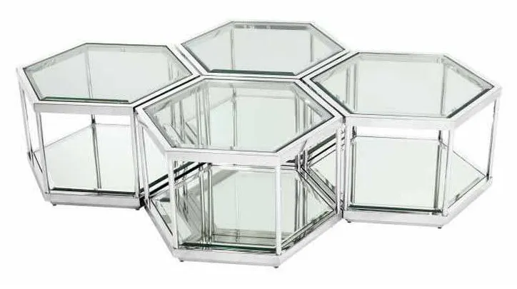Eichholtz 112692 Coffee Table Sax Set of 4 Eichholtz 112692 Coffee Table Sax Set of 4
