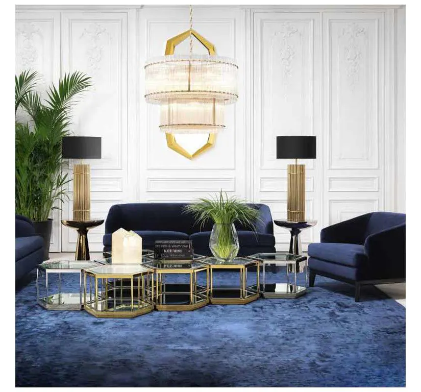 Eichholtz 112693 Coffee Table Sax Set of 4 Eichholtz 112693 Coffee Table Sax Set of 4