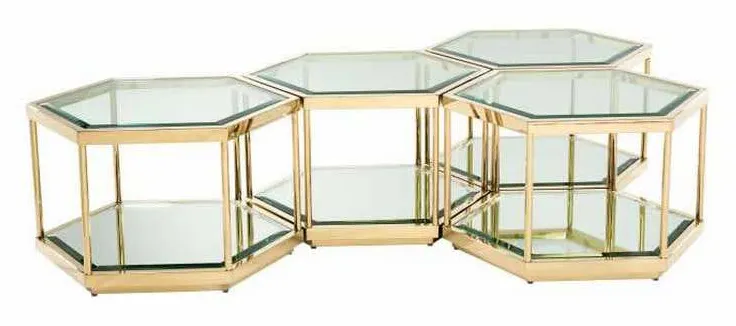 Eichholtz 112693 Coffee Table Sax Set of 4 Eichholtz 112693 Coffee Table Sax Set of 4