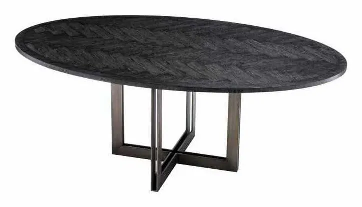 Eichholtz 113270 Dining Table Melchior Oval Eichholtz 113270 Dining Table Melchior Oval