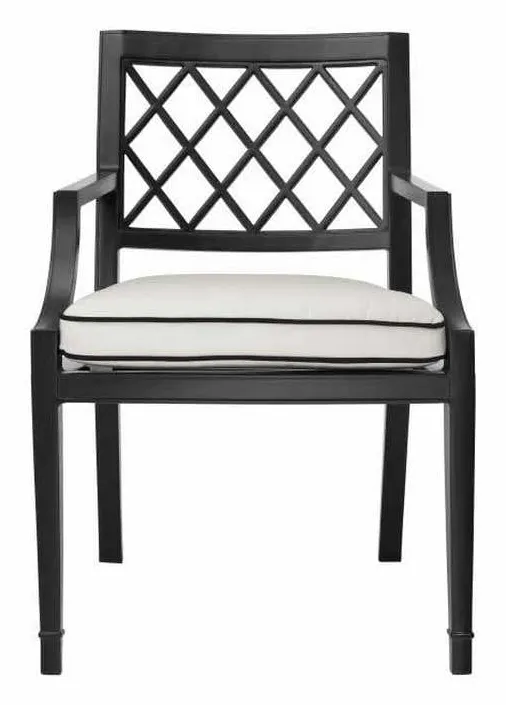 Eichholtz 113619 Outdoor Dining Chair Paladium With Arm Eichholtz 113619 Outdoor Dining Chair Paladium With Arm