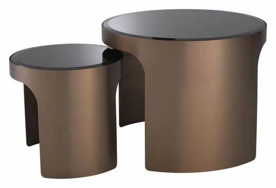 Eichholtz 115053 Side Table Piemonte Set of 2 Eichholtz 115053 Side Table Piemonte Set of 2