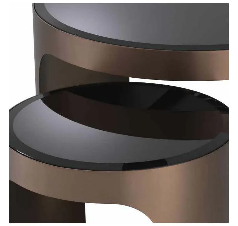 Eichholtz 115053 Side Table Piemonte Set of 2 Eichholtz 115053 Side Table Piemonte Set of 2