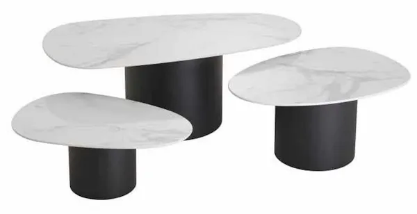 Eichholtz 115560 Coffee Table Zane set of 3 Eichholtz 115560 Coffee Table Zane set of 3
