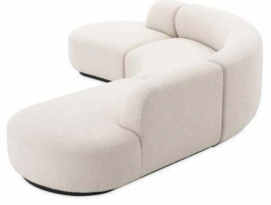 Eichholtz A114289 Sofa Bjorn L Bouclé Cream Eichholtz A114289 Sofa Bjorn L Bouclé Cream
