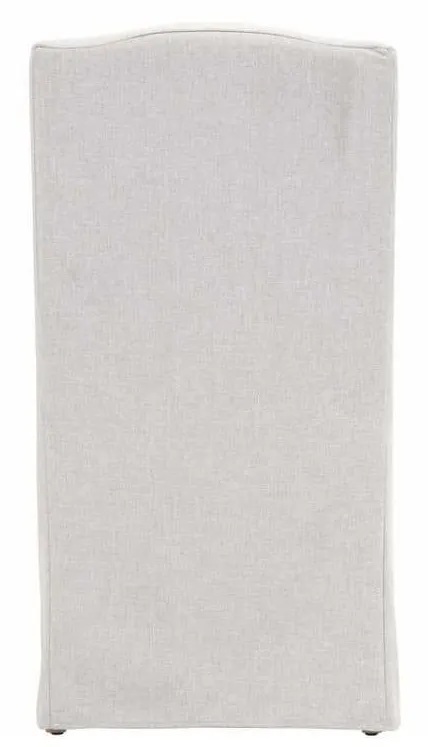Essentials For Living 6834.BLA Woven Adele Outdoor Slipcover Dining Chair in Performance Blanca Gray Teak Essentials For Living 6834.BLA Woven Adele Outdoor Slipcover Dining Chair in Performance Blanca Gray Teak