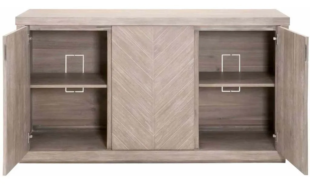 Essentials For Living 6130.NG Adler Media Sideboard in Natural Gray Acacia Essentials For Living 6130.NG Adler Media Sideboard in Natural Gray Acacia