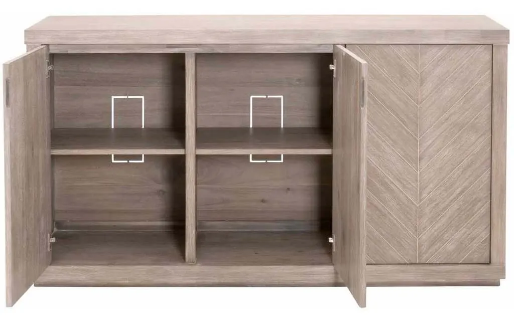 Essentials For Living 6130.NG Adler Media Sideboard in Natural Gray Acacia Essentials For Living 6130.NG Adler Media Sideboard in Natural Gray Acacia