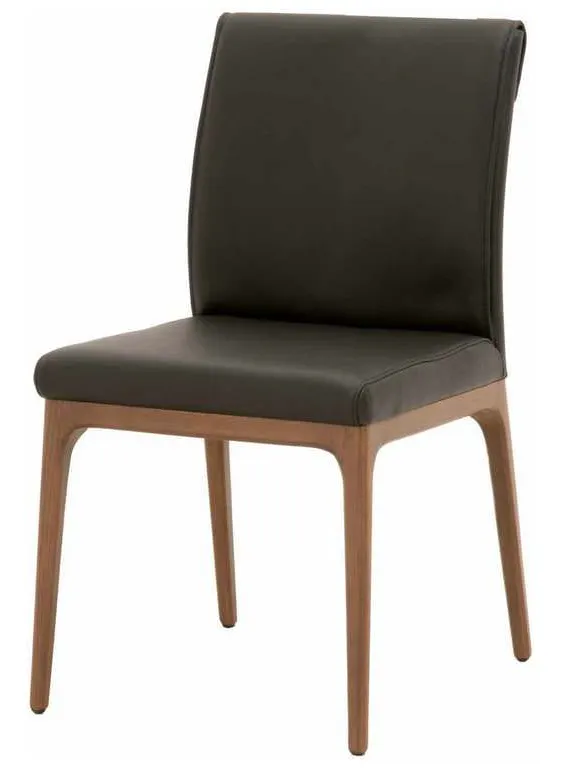 Essentials For Living 5144.SAB/WAL Alex Dining Chair in Sable Top Grain Leather Walnut Essentials For Living 5144.SAB/WAL Alex Dining Chair in Sable Top Grain Leather Walnut