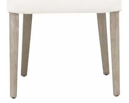 Essentials For Living 5131.ALA/NG Aurora Dining Chair in Alabaster Top Grain Leather Natural Gray Essentials For Living 5131.ALA/NG Aurora Dining Chair in Alabaster Top Grain Leather Natural Gray