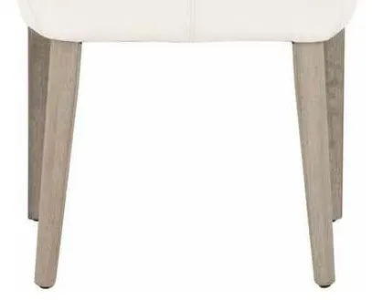 Essentials For Living 5131.ALA/NG Aurora Dining Chair in Alabaster Top Grain Leather Natural Gray Essentials For Living 5131.ALA/NG Aurora Dining Chair in Alabaster Top Grain Leather Natural Gray