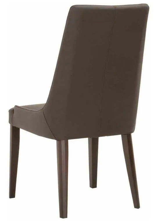 Essentials For Living 5131.DKUMB/DW Aurora Dining Chair in Dark Umber Top Grain Leather Dark Wenge Essentials For Living 5131.DKUMB/DW Aurora Dining Chair in Dark Umber Top Grain Leather Dark Wenge