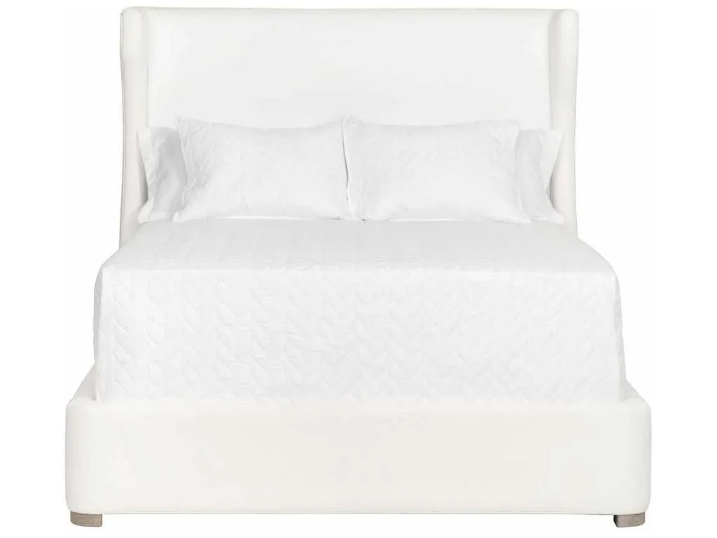 Essentials for Living 7128-1.LPPRL/NG  Balboa Queen Bed in LiveSmart Peyton Pearl Natural Gray Oak
