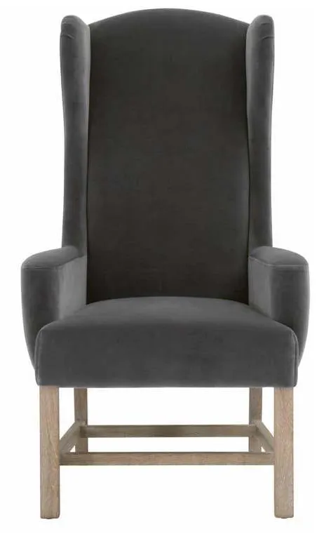 Essentials for Living 7107UP.DDOV/NG Bennett Arm Chair in Dark Dove Velvet Natural Gray Oak Essentials for Living 7107UP.DDOV/NG Bennett Arm Chair in Dark Dove Velvet Natural Gray Oak