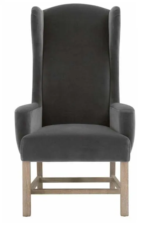 Essentials for Living 7107UP.DDOV/NG Bennett Arm Chair in Dark Dove Velvet Natural Gray Oak Essentials for Living 7107UP.DDOV/NG Bennett Arm Chair in Dark Dove Velvet Natural Gray Oak