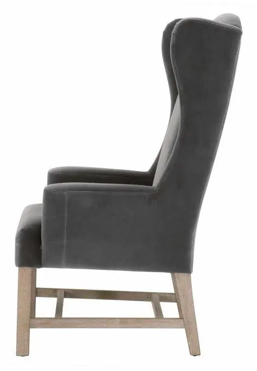 Essentials for Living 7107UP.DDOV/NG Bennett Arm Chair in Dark Dove Velvet Natural Gray Oak Essentials for Living 7107UP.DDOV/NG Bennett Arm Chair in Dark Dove Velvet Natural Gray Oak