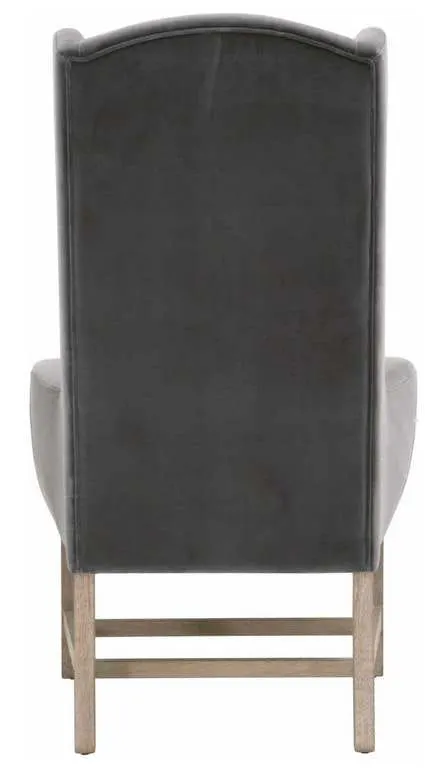 Essentials for Living 7107UP.DDOV/NG Bennett Arm Chair in Dark Dove Velvet Natural Gray Oak Essentials for Living 7107UP.DDOV/NG Bennett Arm Chair in Dark Dove Velvet Natural Gray Oak